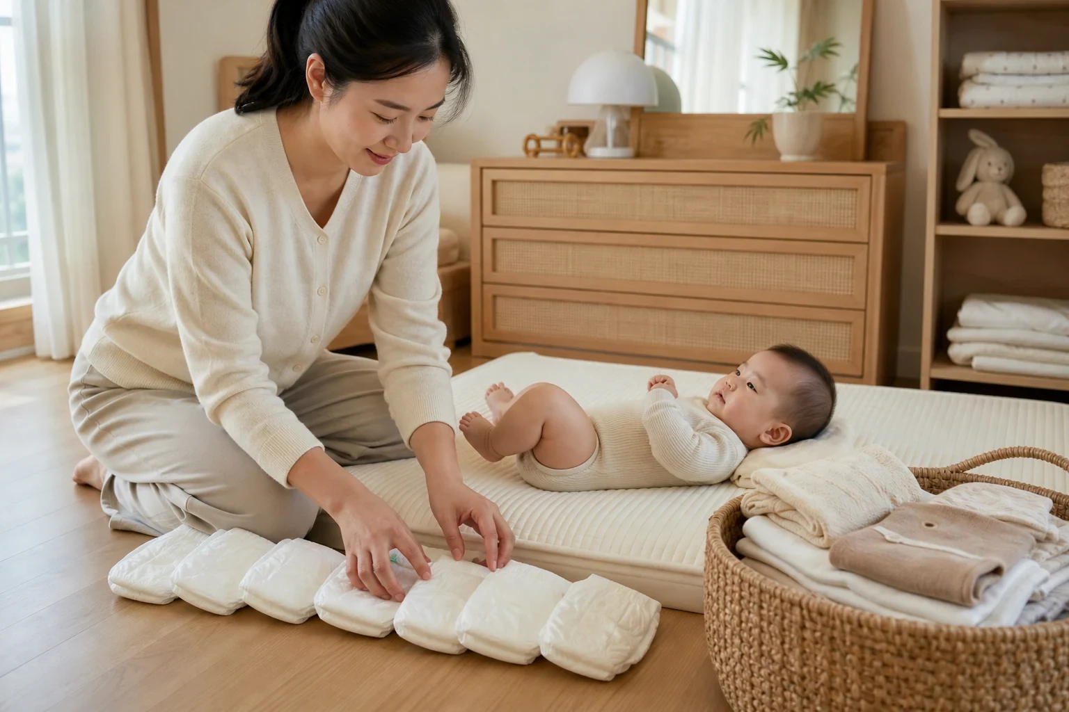 기저귀 사이즈 몸무게 기준표