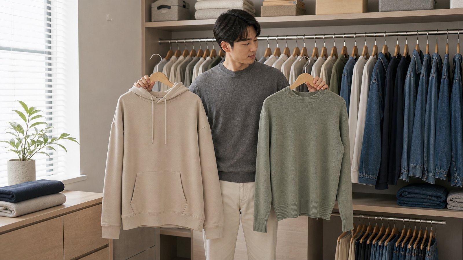 오버핏 한 치수만 올릴까