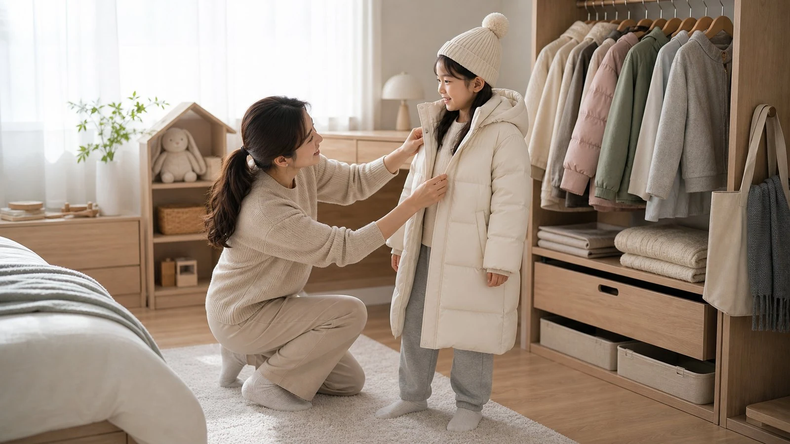 아동 패딩 사이즈 크게 살까