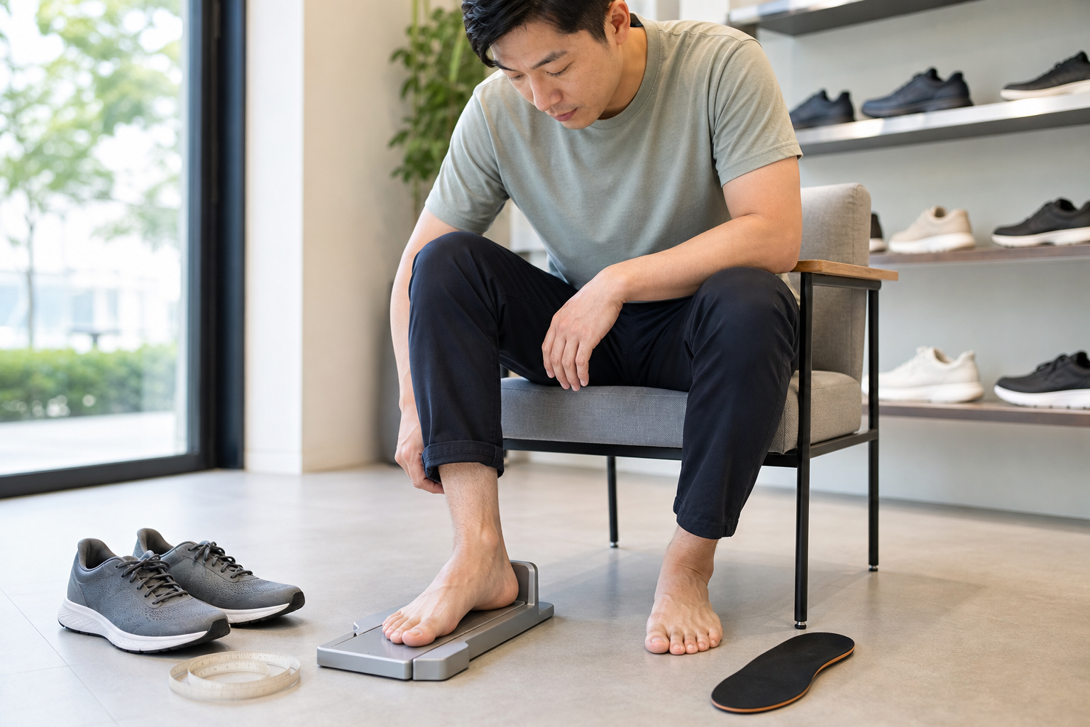 남성 신발 사이즈 표