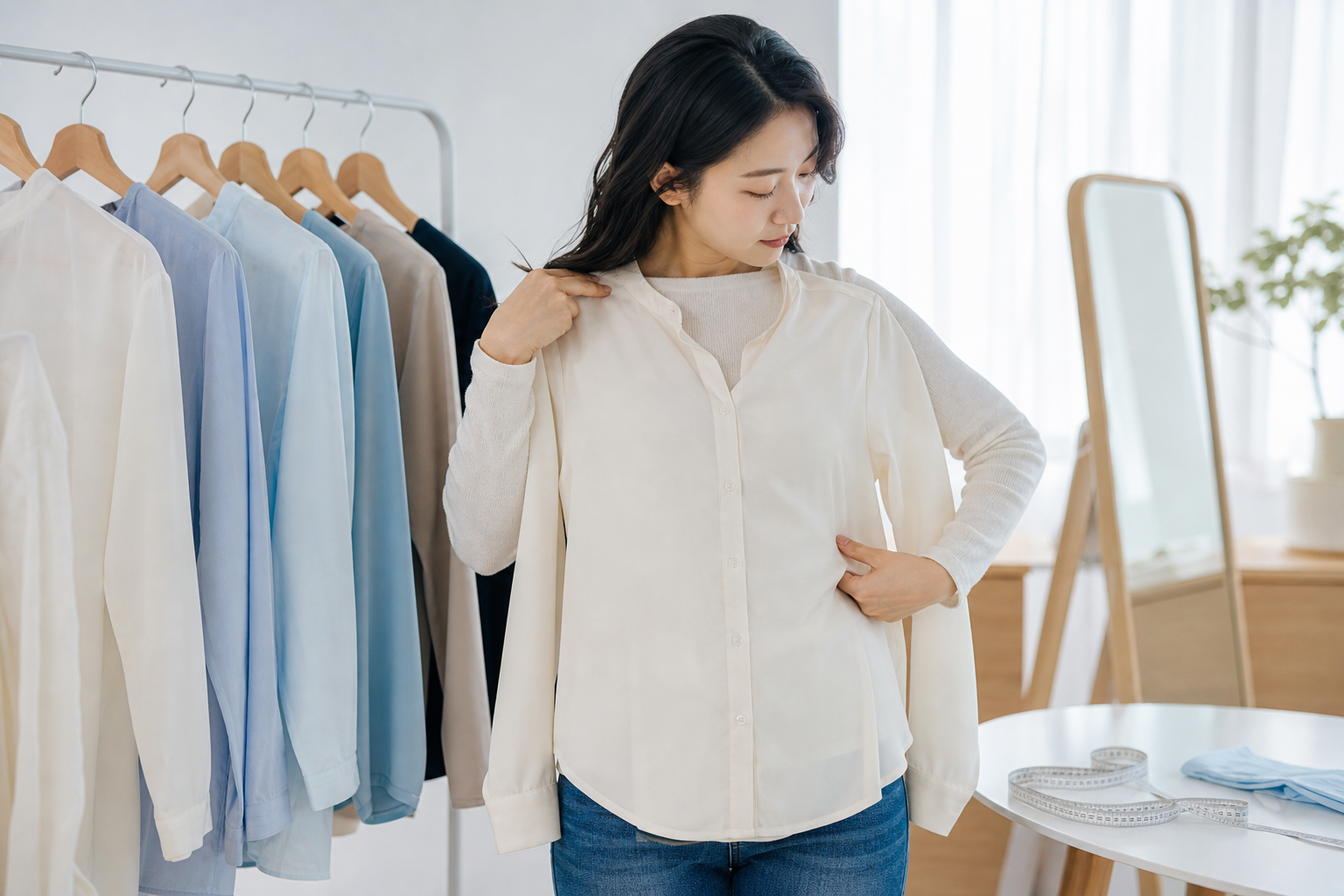 여자 상의 사이즈
