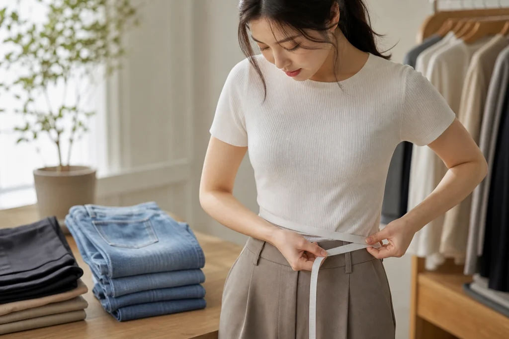 여자 하의 사이즈 표
