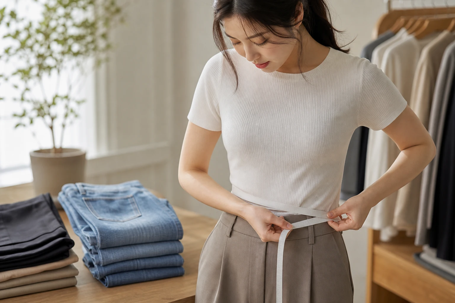 여자 하의 사이즈 표