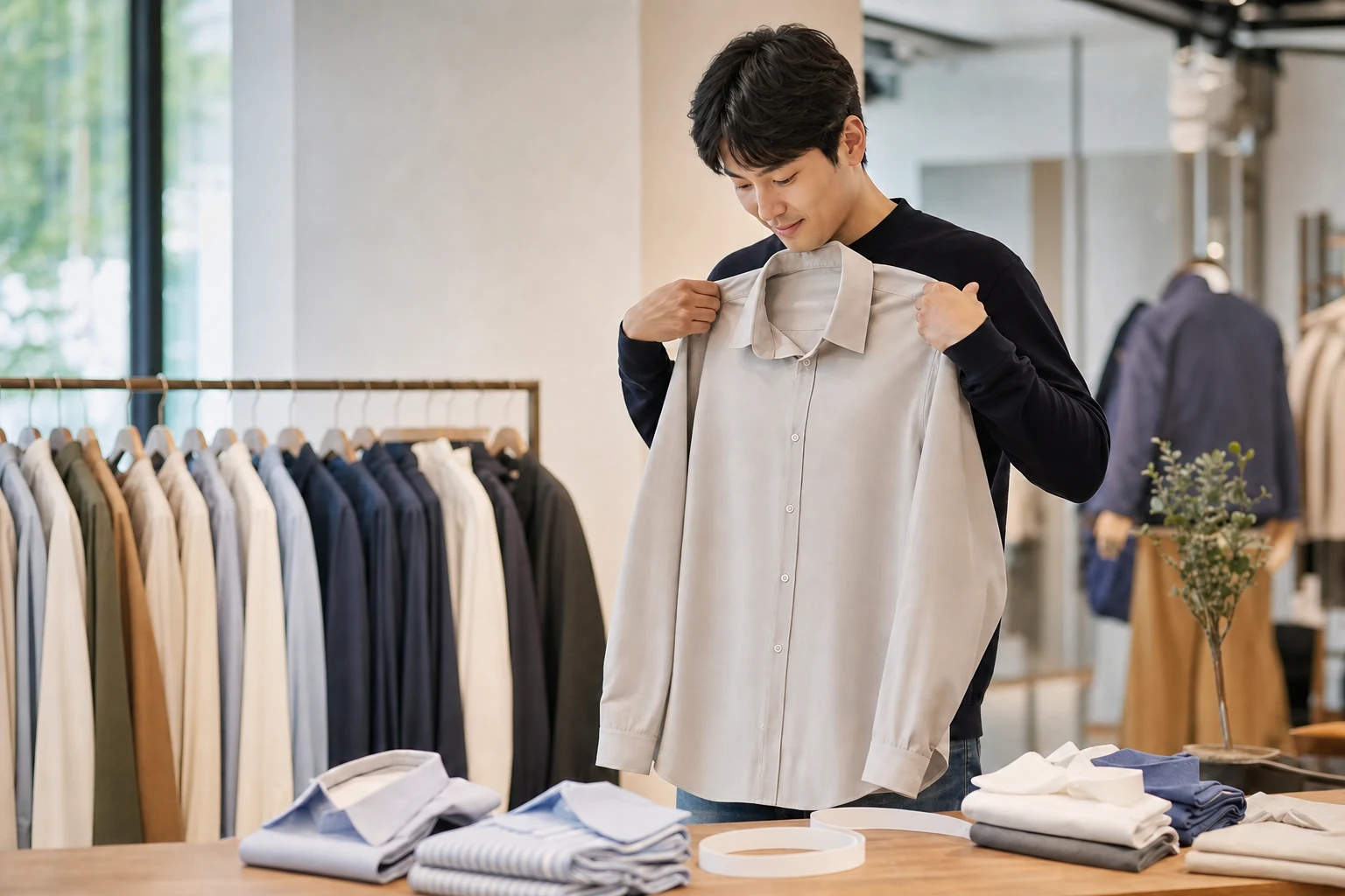 남성 상의 사이즈